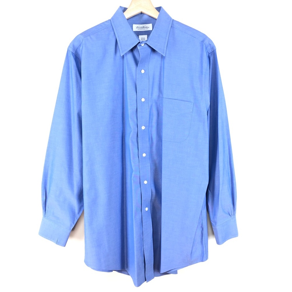 Brooks Brothers 100% Cotton Slim fit Dress Shirt Button up Non-Iron